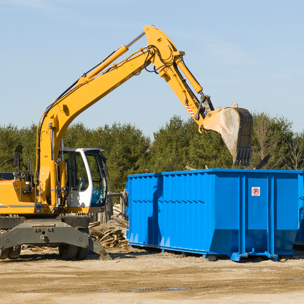 can i choose the location where the residential dumpster will be placed in Riverside